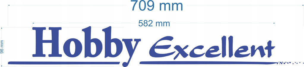 Hobby Excellent Caravan Decal Sticker Set 2x | Full Vinyl Replacement Graphics | Camper Trailer Restoration | UV Resistant
