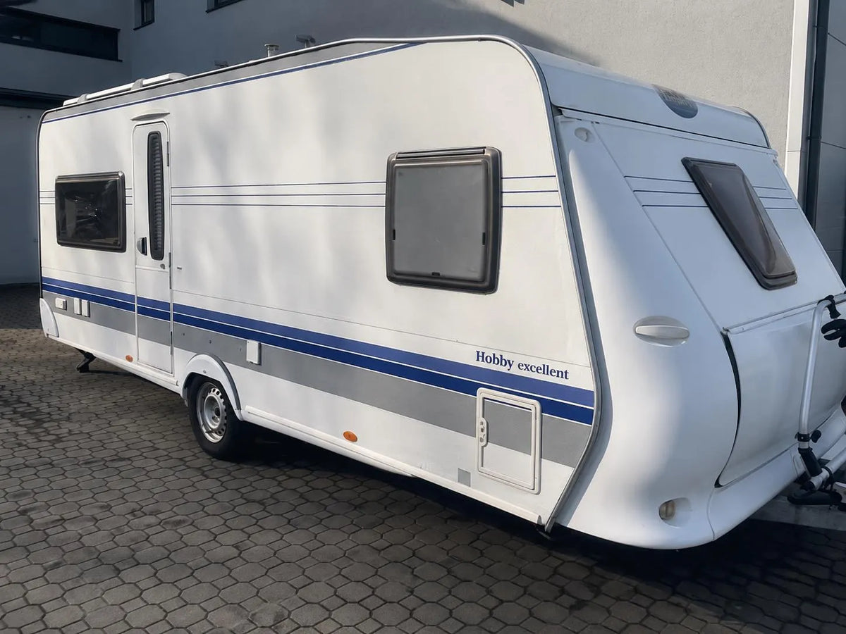 Hobby Excellent Caravan Decal Sticker Set 2x | Full Vinyl Replacement Graphics | Camper Trailer Restoration | UV Resistant