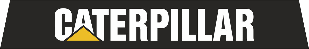 Caterpillar Excavator Windshield OWV Foil Decal