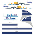 Hobby Caravan De Luxe Decal Set – Replacement Side Stripe Stickers for Camper & Motorhome – Laminated UV Resistant Reproduction