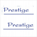 Hobby Prestige Decal Set 2 pcs | 21cm x 4.6cm Replacement Sticker | Caravan Motorhome Decal | Laminated Vinyl